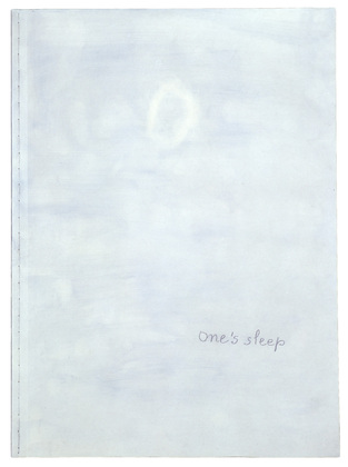 Louise Bourgeois. One's Sleep (1). 2003