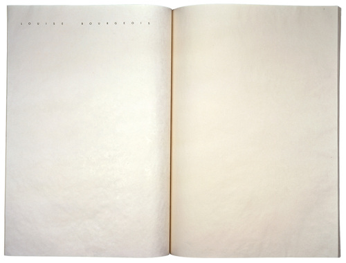 Louise Bourgeois. One's Sleep (1). 2003