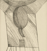 Louise Bourgeois. Untitled, plate 10 of 11, from the illustrated book, He Disappeared into Complete Silence, second edition. 1984; reprinted 1993