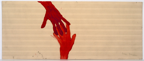 Louise Bourgeois. Untitled (no. 4) in 10 AM Is When You Come to Me (set 7), from the series of installation sets (1-10). 2006
