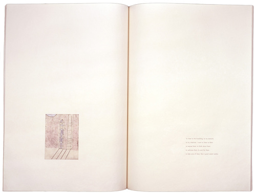 Louise Bourgeois. Side by Side, plate 6 of 18, from the illustrated book, One's Sleep (1). 2003