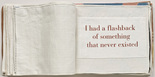 Louise Bourgeois. I Had a Flashback of Something that Never Existed, no. 18 of 34, from the illustrated book, Ode &agrave; l'Oubli. 2004
