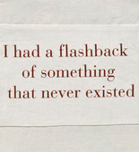 Louise Bourgeois. I Had a Flashback of Something that Never Existed, no. 18 of 34, from the illustrated book, Ode &agrave; l'Oubli. 2004