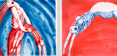 Louise Bourgeois. Triptych for the Red Room. 1994