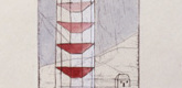 Louise Bourgeois. The Sky's the Limit, plate 9 of 18, from the illustrated book, One's Sleep (1). 2003