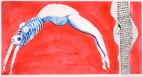Louise Bourgeois. Triptych for the Red Room. 1994