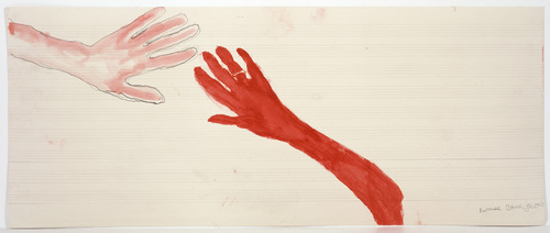 Louise Bourgeois. Untitled (no. 1) in 10 AM Is When You Come to Me (set 10), from the series of installation sets (1-10). 2007