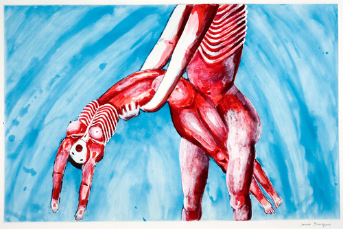Louise Bourgeois. Triptych for the Red Room. 1994