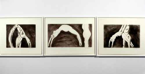 Louise Bourgeois. Triptych for the Red Room. 1994-2000