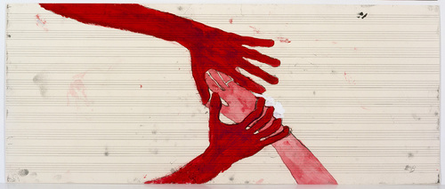 Louise Bourgeois. Untitled (no. 17) in 10 AM Is When You Come to Me (set 4), from the series of installation sets (1-10). 2006