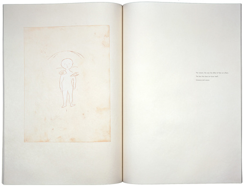 Louise Bourgeois. Unaware and Aware, plate 11 of 18, from the illustrated book, One's Sleep (1). 2003