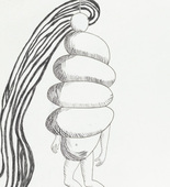 Louise Bourgeois. Spiral Woman, plate 2 of 7, from the portfolio, La R&eacute;paration. 2001