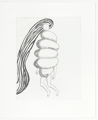 Louise Bourgeois. Spiral Woman, plate 2 of 7, from the portfolio, La R&eacute;paration. 2001