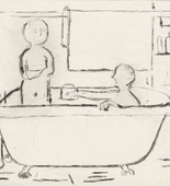 Louise Bourgeois. Untitled, plate 5 of 14, from the portfolio, Autobiographical Series. 1993