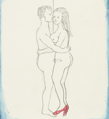 Louise Bourgeois. The Couple, plate 5 of 7, from the portfolio, La R&eacute;paration. 2003