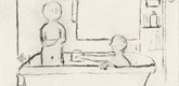 Louise Bourgeois. Untitled, plate 5 of 14, from the portfolio, Autobiographical Series. 1993