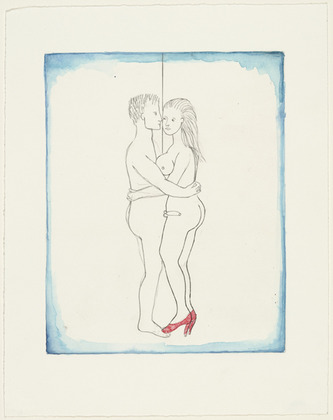 Louise Bourgeois. The Couple, plate 5 of 7, from the portfolio, La R&eacute;paration. 2003