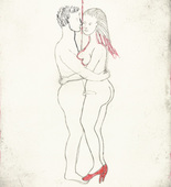Louise Bourgeois. The Couple, plate 5 of 7, from the portfolio, La R&eacute;paration. 2003
