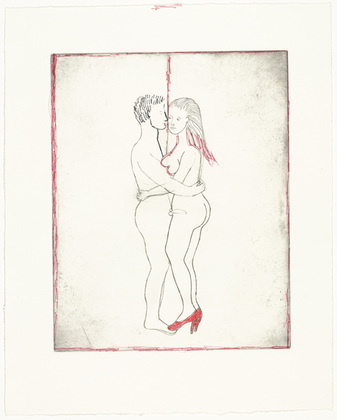 Louise Bourgeois. The Couple, plate 5 of 7, from the portfolio, La R&eacute;paration. 2003