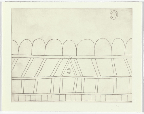 Louise Bourgeois. The Happy House, plate 7 of 7, from the portfolio, La R&eacute;paration. 2002