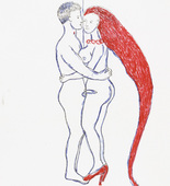 Louise Bourgeois. The Couple, plate 5 of 7, from the portfolio, La R&eacute;paration. 2003