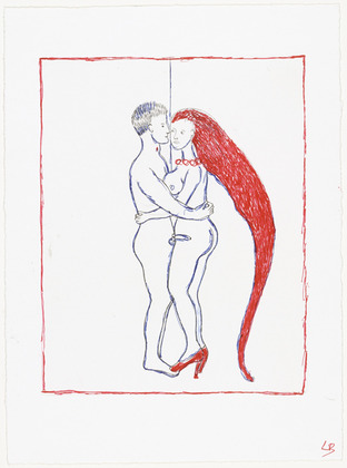 Louise Bourgeois. The Couple, plate 5 of 7, from the portfolio, La R&eacute;paration. 2003