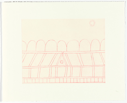 Louise Bourgeois. The Happy House, plate 7 of 7, from the portfolio, La R&eacute;paration. 2002
