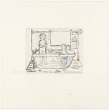 Louise Bourgeois. Untitled, plate 5 of 14, from the portfolio, Autobiographical Series. 1993