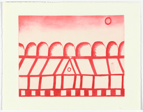 Louise Bourgeois. The Happy House, plate 7 of 7, from the portfolio, La R&eacute;paration. 2002