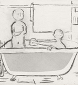 Louise Bourgeois. Untitled, plate 5 of 14, from the portfolio, Autobiographical Series. 1993