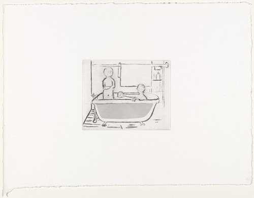Louise Bourgeois. Untitled, plate 5 of 14, from the portfolio, Autobiographical Series. 1993