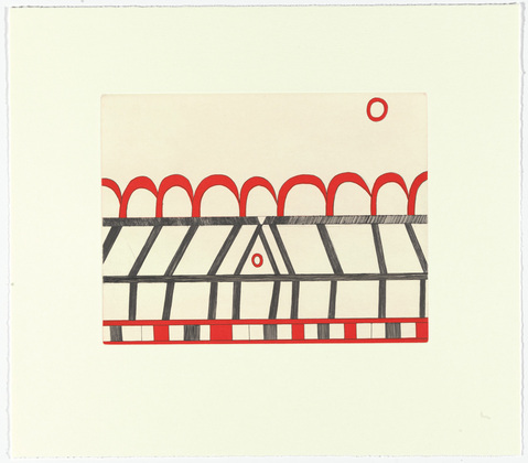 Louise Bourgeois. The Happy House, plate 7 of 7, from the portfolio, La R&eacute;paration. 2003