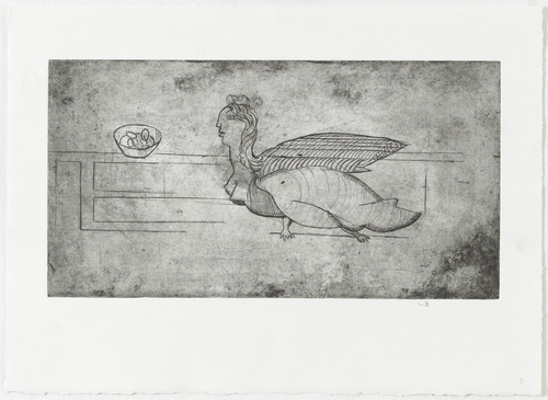 Louise Bourgeois. Bosom Lady. 1948, reprinted 1990