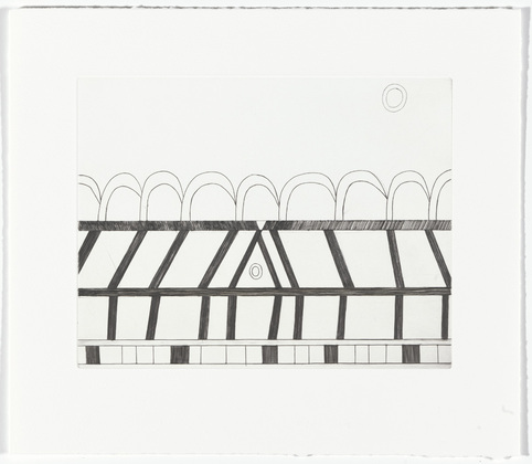Louise Bourgeois. The Happy House, plate 7 of 7, from the portfolio, La R&eacute;paration. 2003