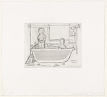 Louise Bourgeois. Untitled, plate 5 of 14, from the portfolio, Autobiographical Series. 1993