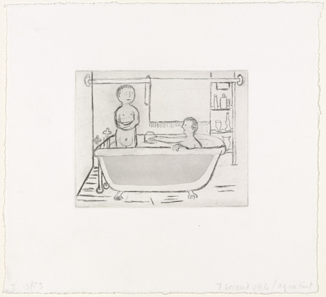 Louise Bourgeois. Untitled, plate 5 of 14, from the portfolio, Autobiographical Series. 1993