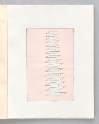 Louise Bourgeois. Untitled, plate 3 of 8, from the maquette of the illustrated book, the puritan. 1990