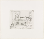 Louise Bourgeois. Untitled, plate 5 of 14, from the portfolio, Autobiographical Series. 1993
