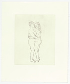 Louise Bourgeois. The Couple, plate 5 of 7, from the portfolio, La R&eacute;paration. 2001