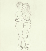 Louise Bourgeois. The Couple, plate 5 of 7, from the portfolio, La R&eacute;paration. 2001