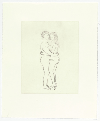 Louise Bourgeois. The Couple, plate 5 of 7, from the portfolio, La R&eacute;paration. 2001