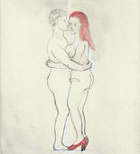 Louise Bourgeois. The Couple, plate 5 of 7, from the portfolio, La R&eacute;paration. 2001