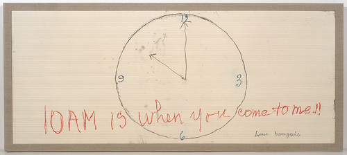 Louise Bourgeois. 10 AM Is When You Come to Me (set 3), from the series of installation sets (1-10). 2006