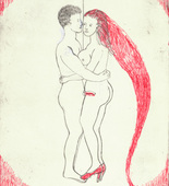 Louise Bourgeois. The Couple, plate 5 of 7, from the portfolio, La R&eacute;paration. 2003