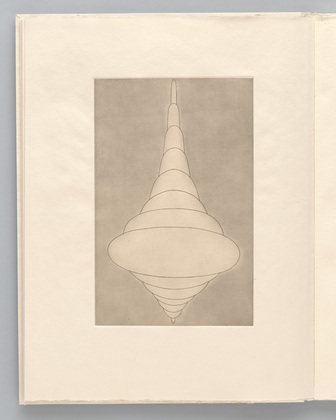 Louise Bourgeois. Untitled, plate 1 of 8, from the illustrated book, the puritan. 1990