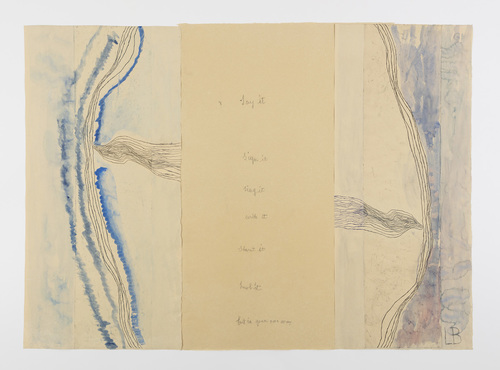 Louise Bourgeois. Untitled, no. 2 of 3, from the series, The Voice Says Yes. 2009