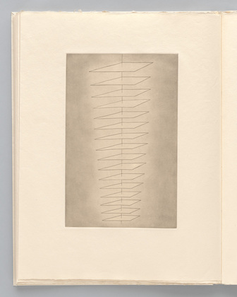 Louise Bourgeois. Untitled, plate 4 of 8, from the illustrated book, the puritan. 1990