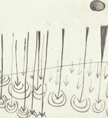 Louise Bourgeois. Rain Falling on Water. 2002