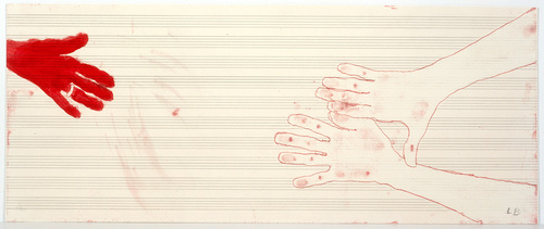 Louise Bourgeois. Untitled (no. 15) in 10 AM Is When You Come to Me (set 7), from the series of installation sets (1-10). 2006