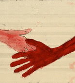 Louise Bourgeois. Untitled (no. 5) in 10 AM Is When You Come to Me (set 8), from the series of installation sets (1-10). 2006